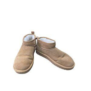 Aspen Womens Brown Suede Fur Lined Boots Size 8.5 SKU 8821